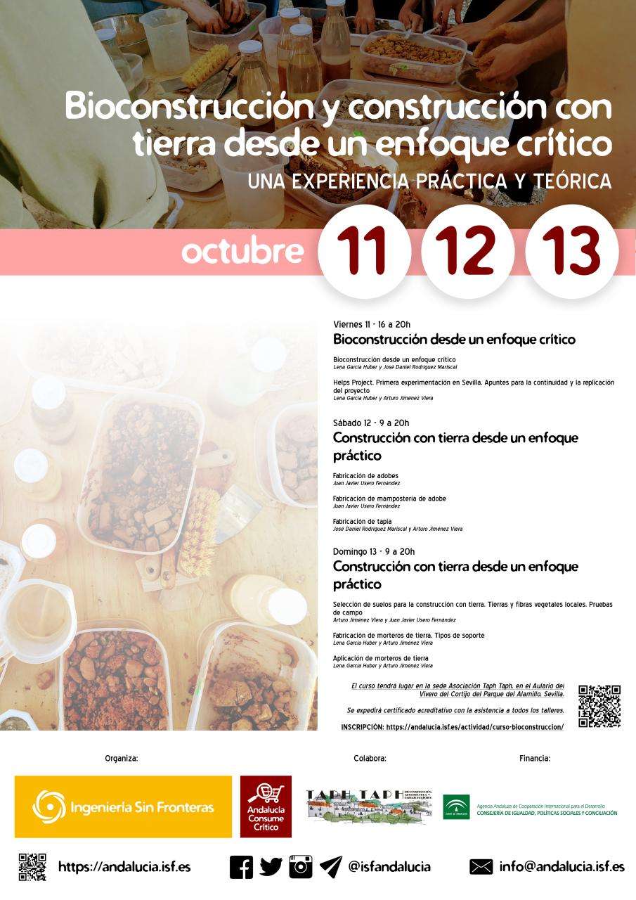 Curso de Bioconstrucción y Construcción con tierra desde un enfoque crítico. Una experiencia práctica y teórica.