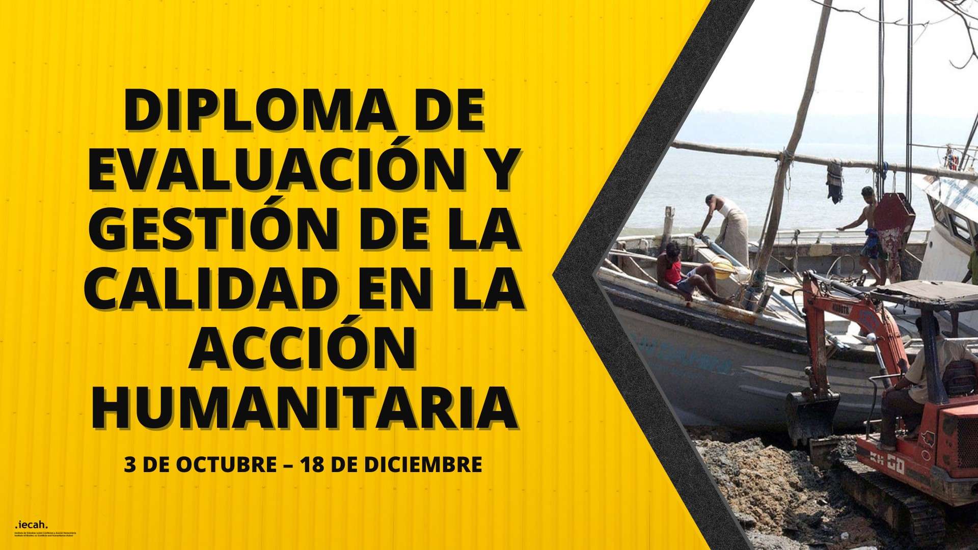 Diploma de evaluación y gestión de la calidad en la acción humanitaria (octubre – diciembre 2022)