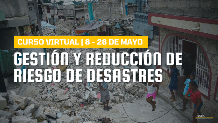 Curso virtual: 'Gestión y reducción de riesgo de desastres'