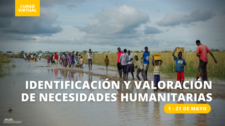Curso virtual 'Identificación y valoración de necesidades humanitarias'