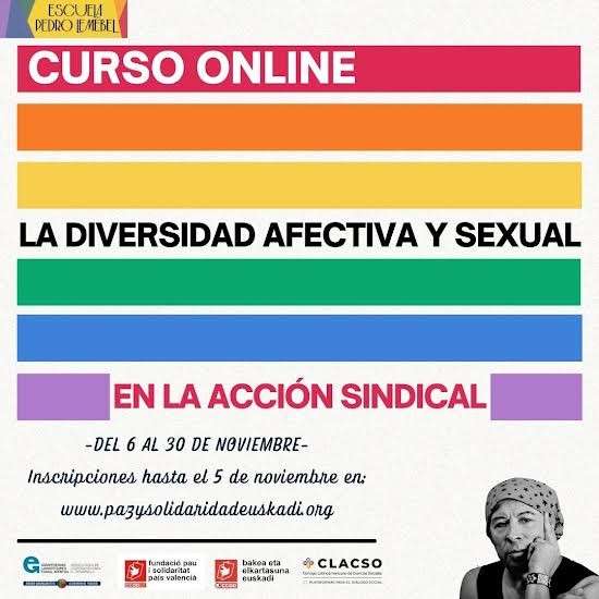 Curso virtual: 'La diversidad afectiva y sexual en la acción sindical'