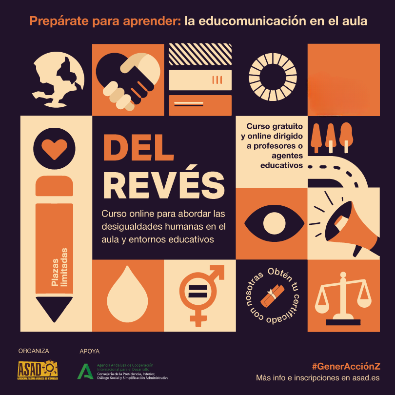 Del revés: curso virtual para abordar las desigualdades humanas en el aula y entornos educativos