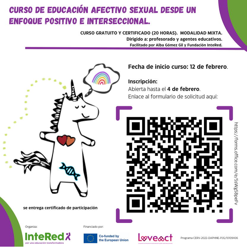 Curso de educación afectivo sexual desde un enfoque positivo e interseccional