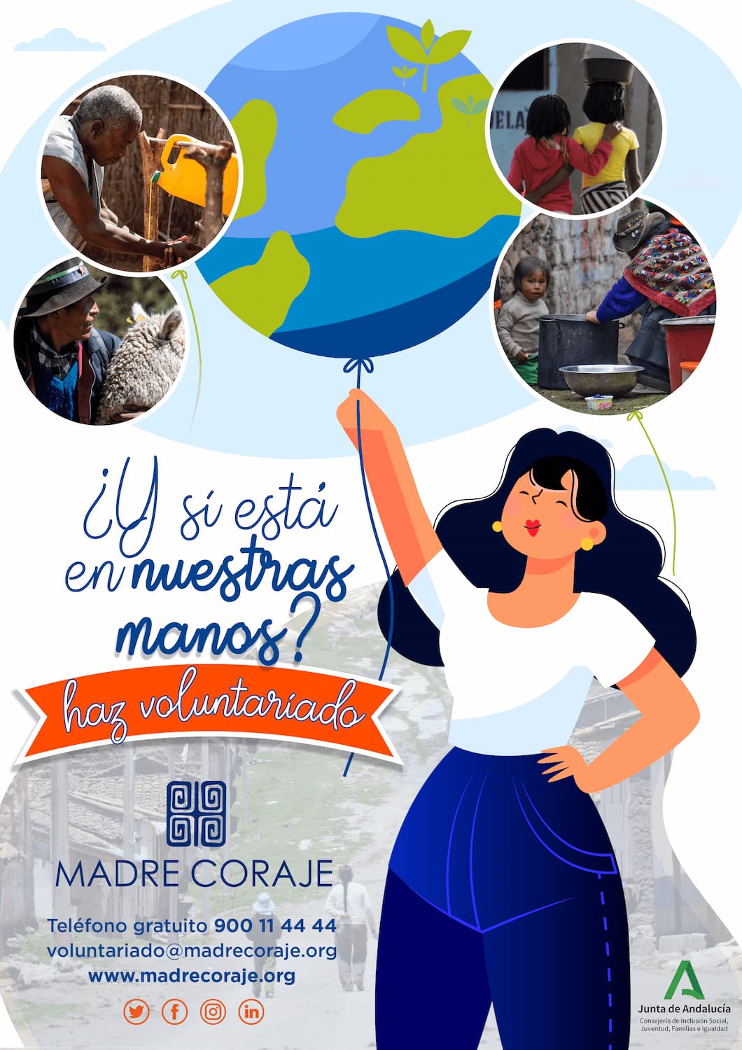 Voluntariado para atención a tiendas solidarias de Madre Coraje en Sevilla