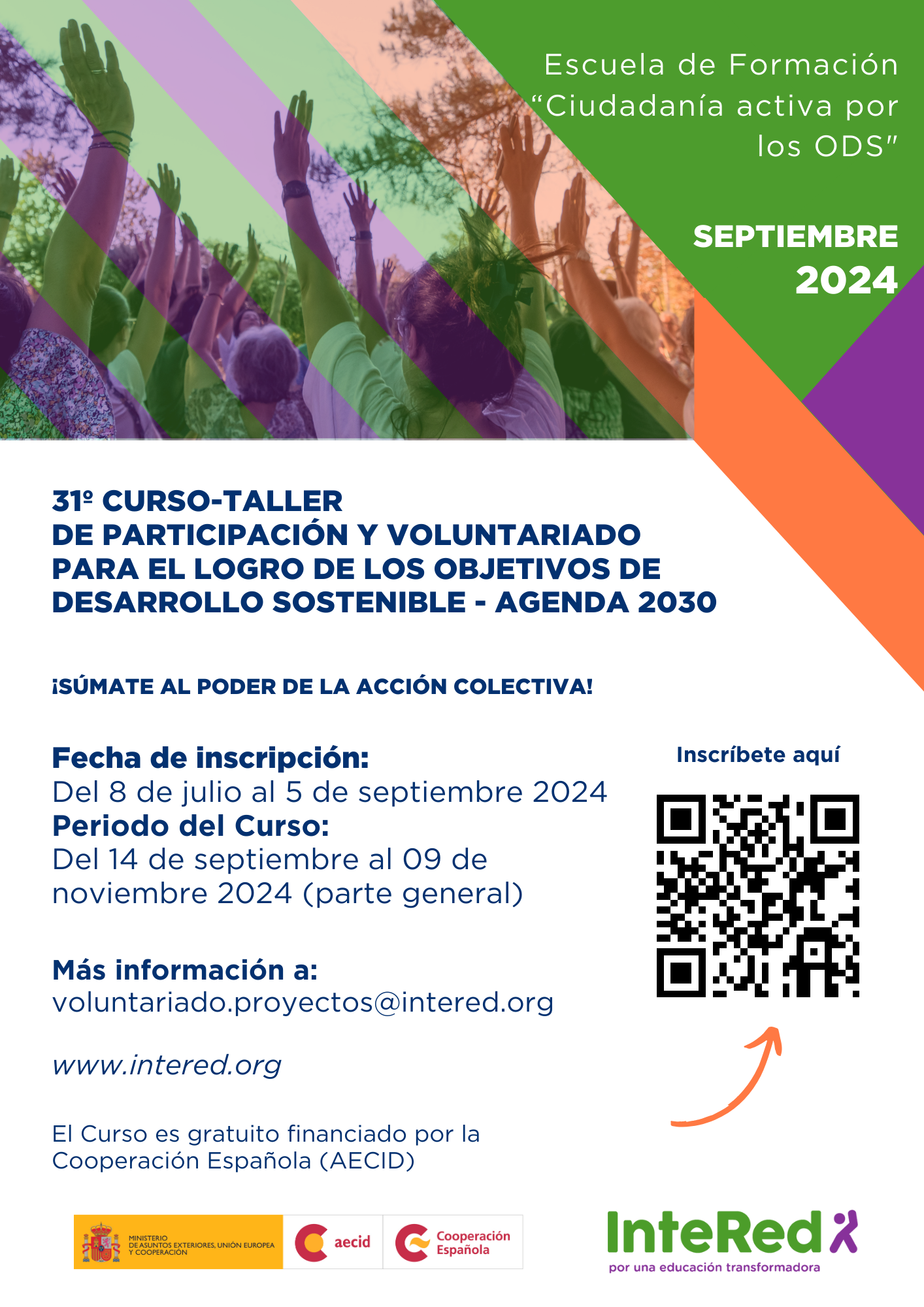 31º Curso-Taller de participación y voluntariado para el logro de los objetivos de desarrollo sostenible - Agenda 2030