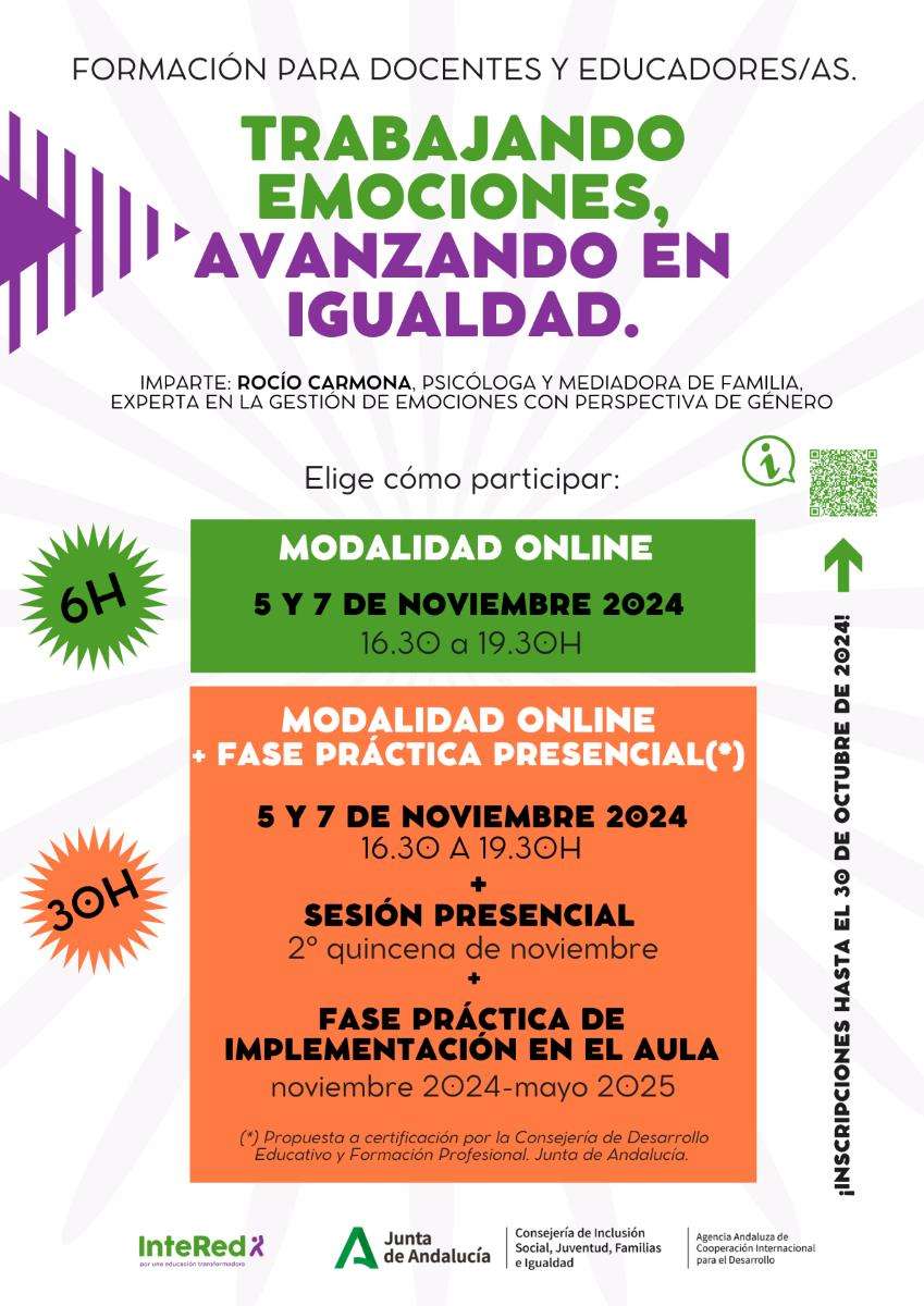 Trabajando emociones, avanzando en igualdad