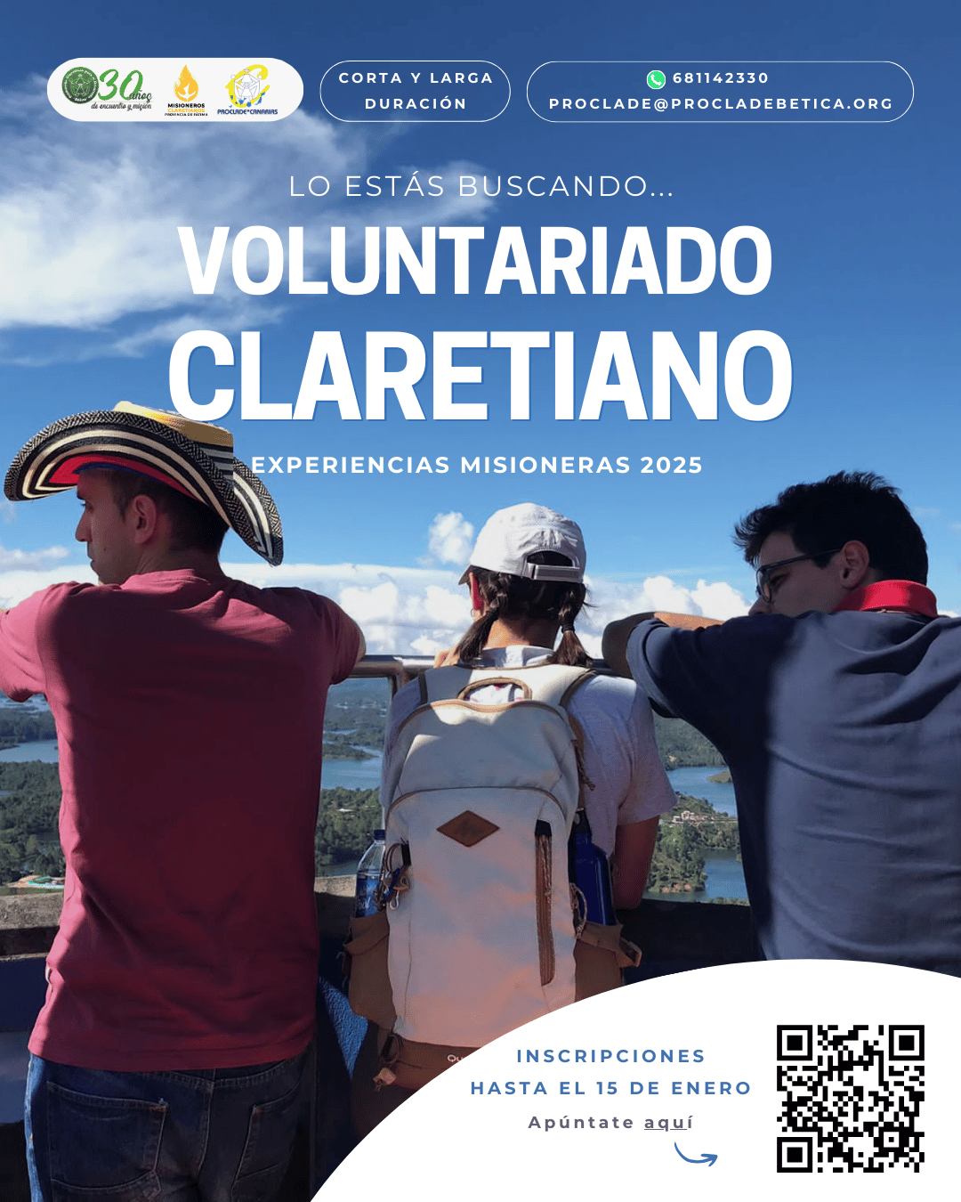 Programa voluntariado internacional claretiano 2025 #LoEstásBuscando