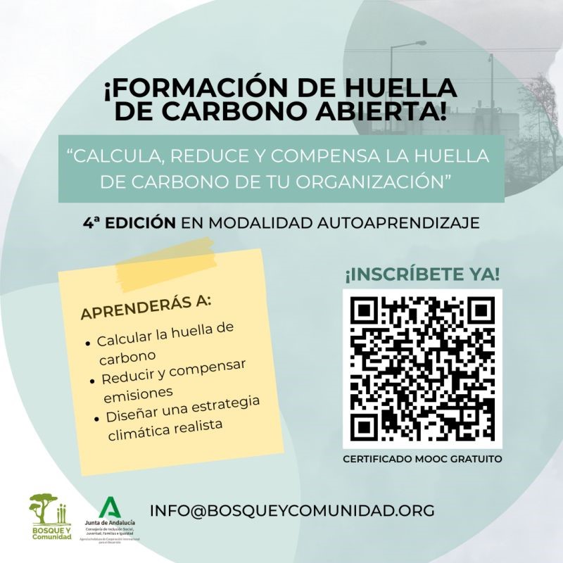 Oportunidad: 4ª edición de la formación en huella de carbono