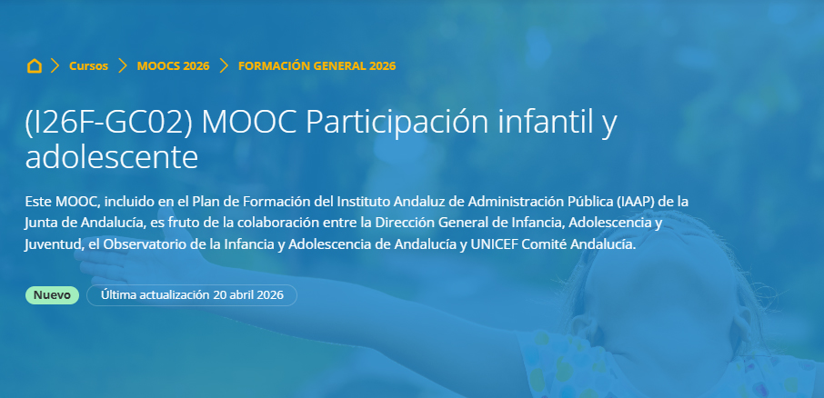 MOOC Participación infantil y adolescente
