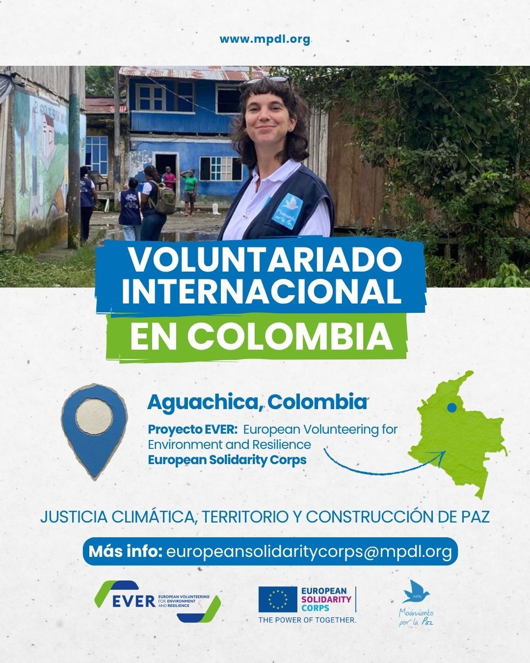 Voluntariado Internacional como Técnico/a de apoyo en Gestión de Proyectos y Comunicación (2026)