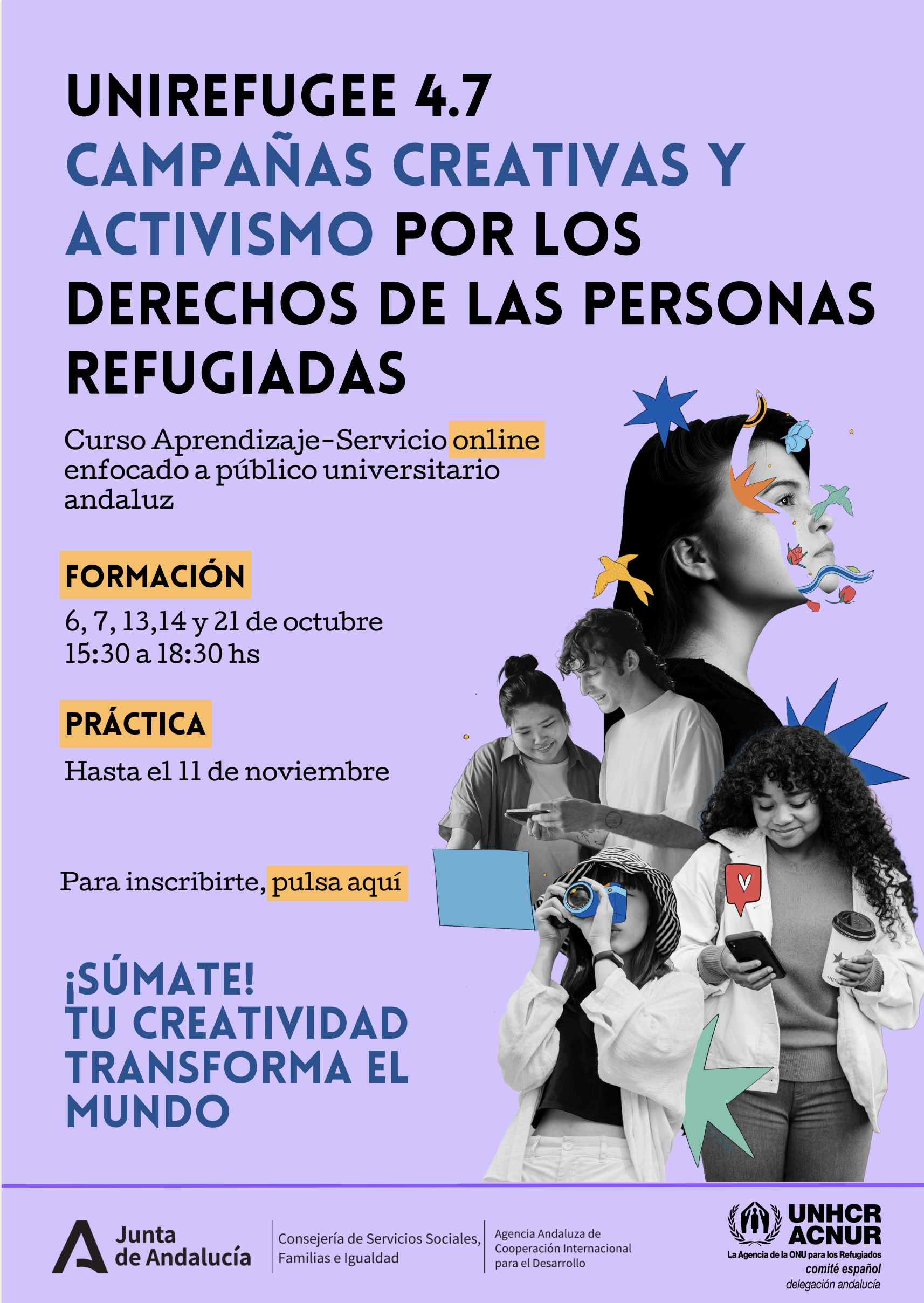 UniRefugee 4.7: campañas creativas y activismo por los derechos de las personas refugiadas