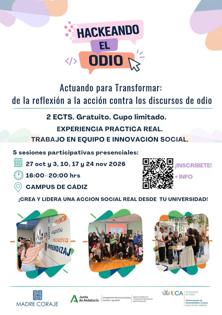 Seminario de formación solidaria: 'Actuando para transformar: de la reflexión a la acción contra los discursos de odio'