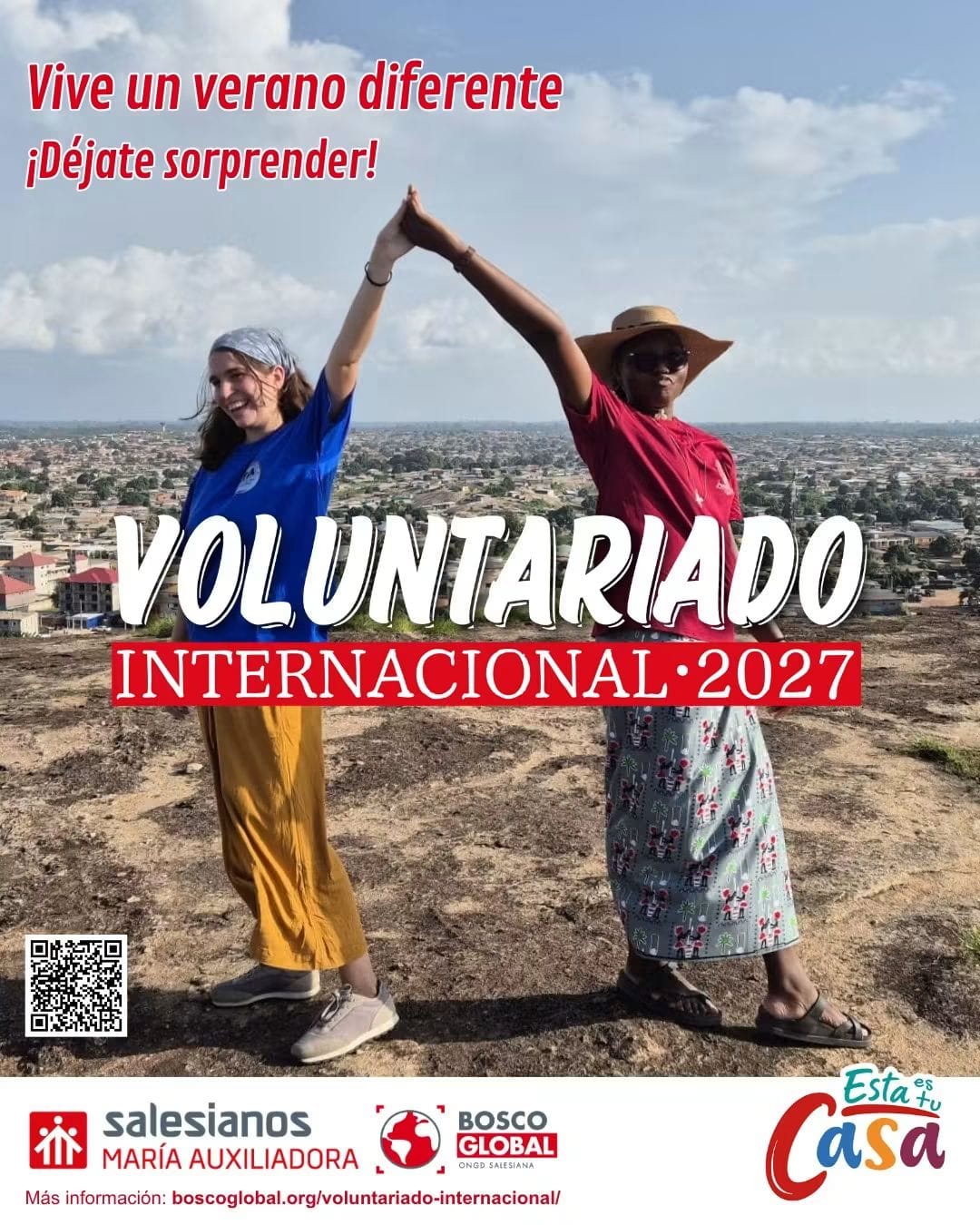 Voluntariado internacional 2027 de Bosco Global